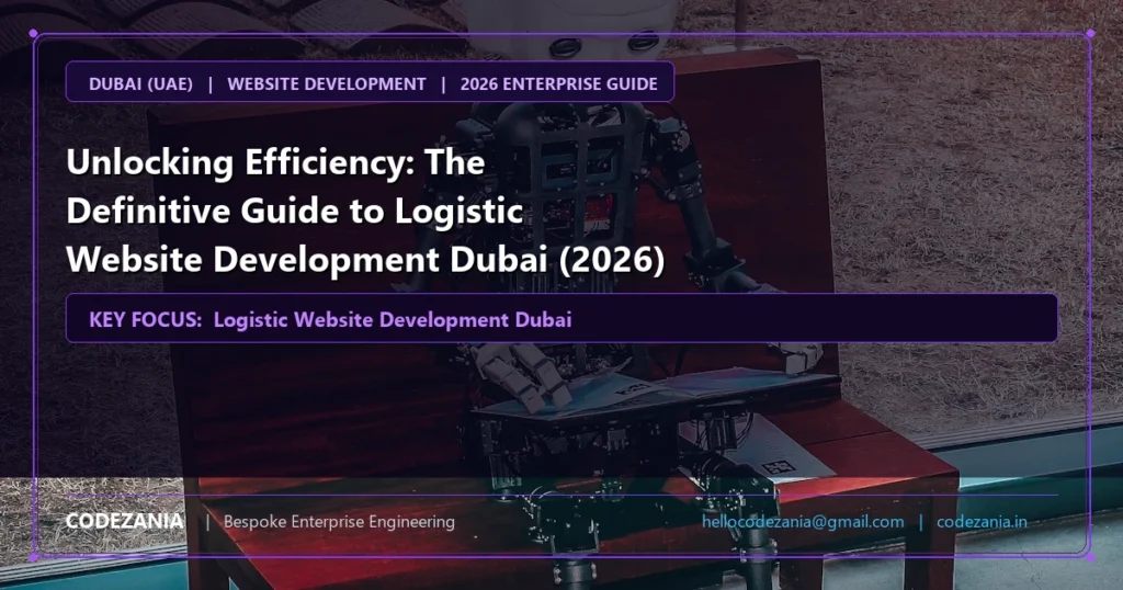 Logistic Website Development Dubai Solutions by Codezania