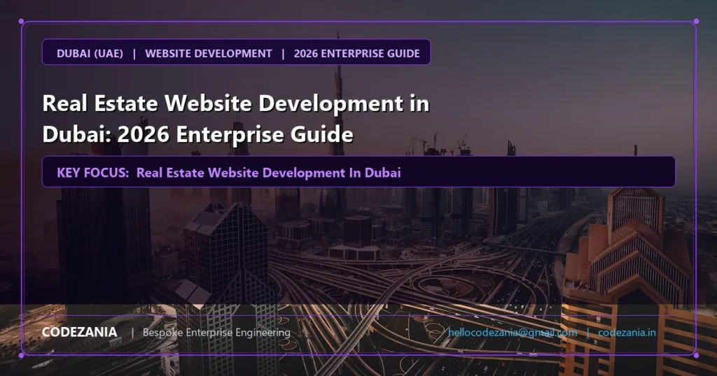 Real Estate Website Development in Dubai by Codezania